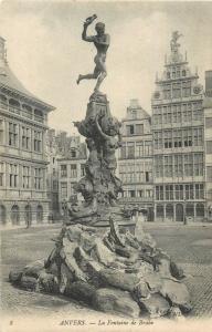 Belgium Anvers Brabo fountain architecture