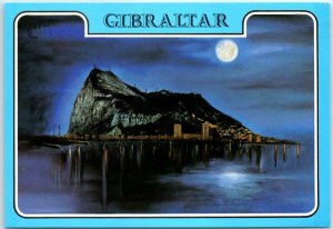 M-11649 The Rock At Night Gibraltar British Overseas Territory