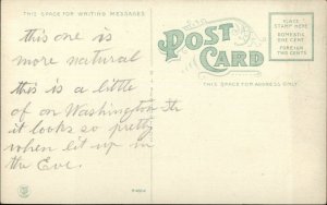 Owosso MI Ann Arbor RR Train Depot Station c1910 Postcard