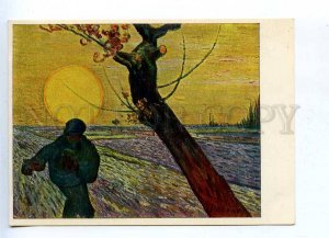 201853 Sower by Vincent van Gogh Old postcard