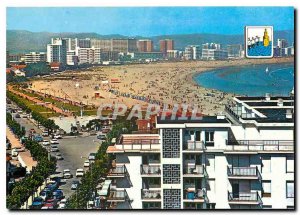 Postcard Modern Laredo Avenue de la Victorie and the Beach