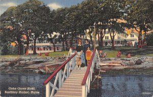 Boothbay Harbor Maine Oake Grove Hotel Vintage Postcard AA39813