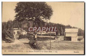 Old Postcard Drill Slow House forestry and chalet hotel