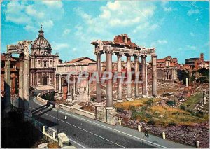 Postcard Modern Rome Roman Forum