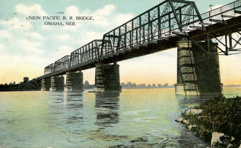 NE - Omaha. Union Pacific Railroad Bridge