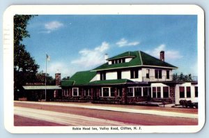 c1959 Clifton New Jersey NJ Vintage Postcard Robin Hood Inn Valley Road Posted