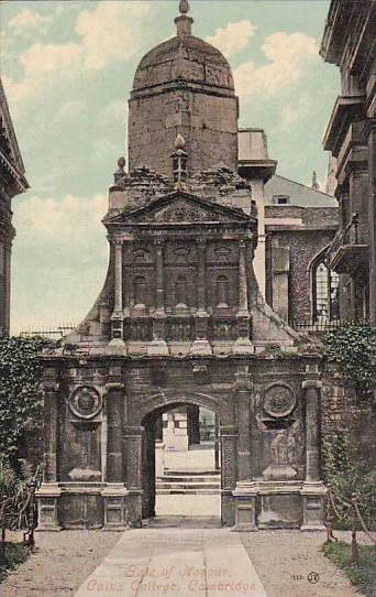 England Cardiff Gate Of Honour Caius College