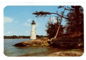 NY - Thousand Islands. Rock Island Lighthouse 