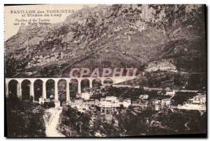 Old Postcard Pavilion Tourists and Viaduct Du Loup