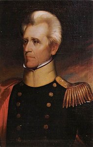 Military Portrait of General Andrew Jackson Unused 