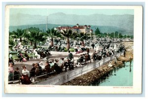 c1905s Christmas Afternoon, Santa Barbara California CA Unposted Postcard 