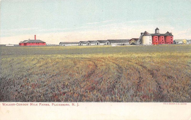 Plainsboro New Jersey Walker Gordon Milk Farms Vintage Postcard AA75255