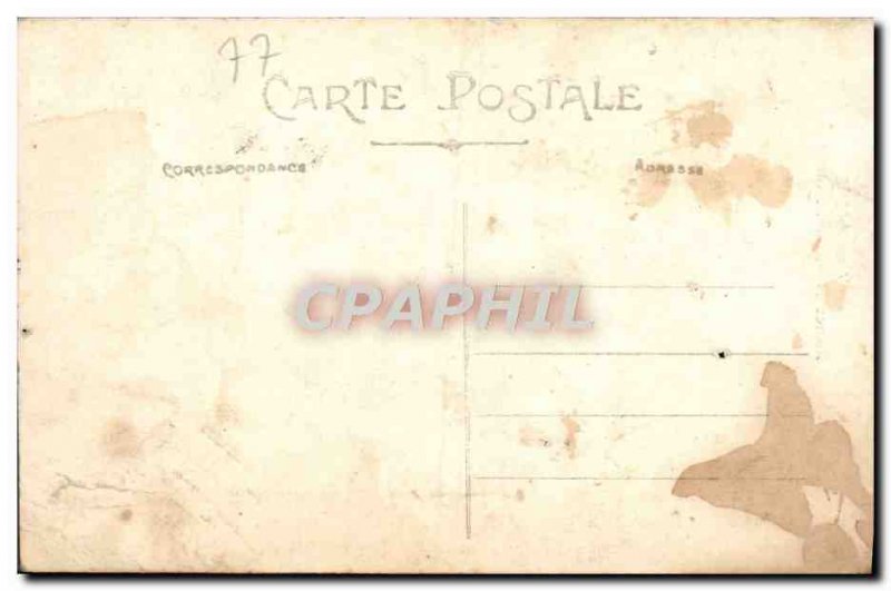 Old Postcard Mary sur Marne Conde Mill Ruins