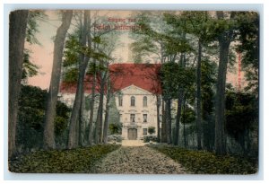 c1910s Eingang Zum Schlob Lichtenwalde Niederwiesa, Germany Postcard 