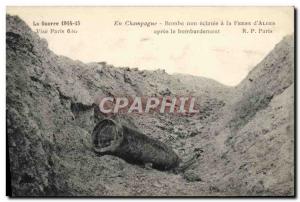  Vintage Postcard Militaria Champagne Bends not burst has the farm of Algiers af