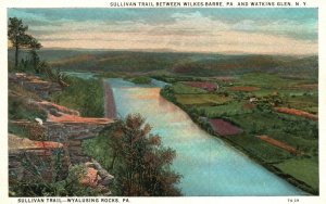 Vintage Postcard Sullivan Trail Bet. Wilkes-Barre Pennsylvania & Watkins Glen NY