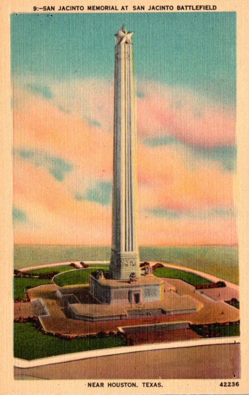 Texas San Jacinto Memorial At San Jacinto Battlefield Near Houston