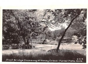 Foot Bridge Crossing at Honey Creek - Turner Falls, Oklahoma