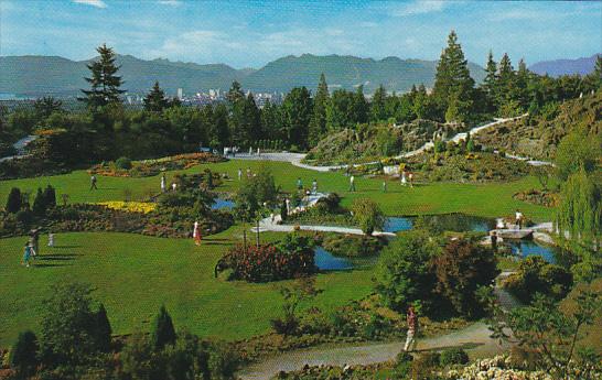 Canada Rock Gardens Queen Elizabeth Park Vancouver British Columbia