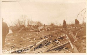 1920 Palm Sunday Tornado Disaster Real Photo Vintage Postcard JF235099