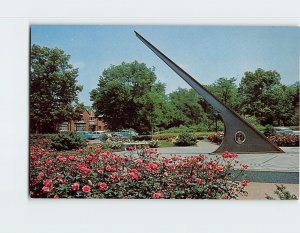 Postcard Morehead Planetarium Sun Dial University of North Carolina NC USA