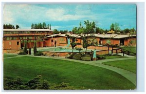 1974 Tyee Motor Inn Hotel And Swimming Pool Olympia Washington WA Postcard