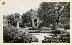 IA, Ames, Iowa, RPPC, Memorial Union, I.S.C.