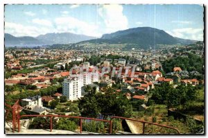 Old Postcard Aix Les Bains Vue Generale The Corsuet and Lake Bourget