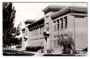 RPPC  DELTA, Colorado CO ~ HIGH SCHOOL 1945  Sanborn W-1620  Postcard