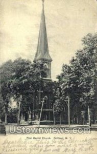 First Baptist Church - Cortland, New York NY  