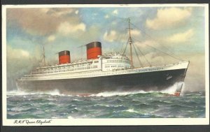 DATED 1959 GREAT BRITIAN RMS QUEEN ELIZABETH MEDICAL ADVSTG, SEE INFO