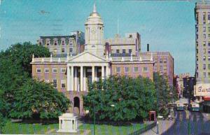 Connecticut Hartford Old State House and World War Memorial  In Hooker Square...