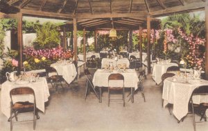 Ponce Puerto Rico Hotel Melia Garden Dining Room Vintage Postcard AA56661
