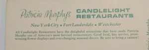 Postcard Patricia Murphy Candelight Restaurants Westchester NY Florida Giant