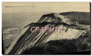 Old Postcard Hendaye Corniche Road Train