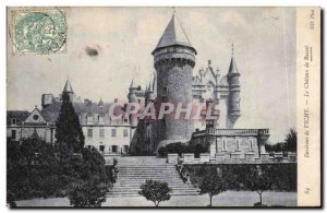 Old Postcard Surroundings of Vichy Le Chateau de Busset