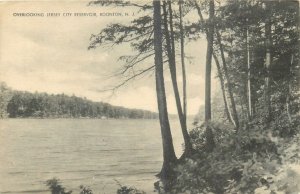 1956 Boonton New Jersey Overlooking Reservoir Postcard 26-132