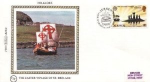 Jersey Folklore St Brelade Stamp Benham First Day Cover