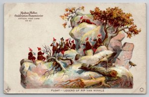 Hudson Fulton Celebration Float Legend Of Rip Van Winkle Postcard C36