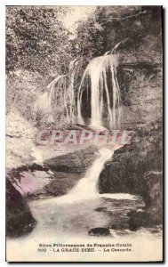 Postcard Ancient Sites Picturesque Franehe Comte Grace Dieu La Cascade