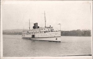 Maine Steamer Eastern Steamship Co The Camden c1910 Real Photo Postcard