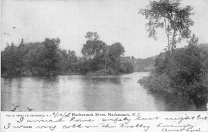 Hackensack New Jersey Hackensack River, Undivided Back Vintage Postcard U11301