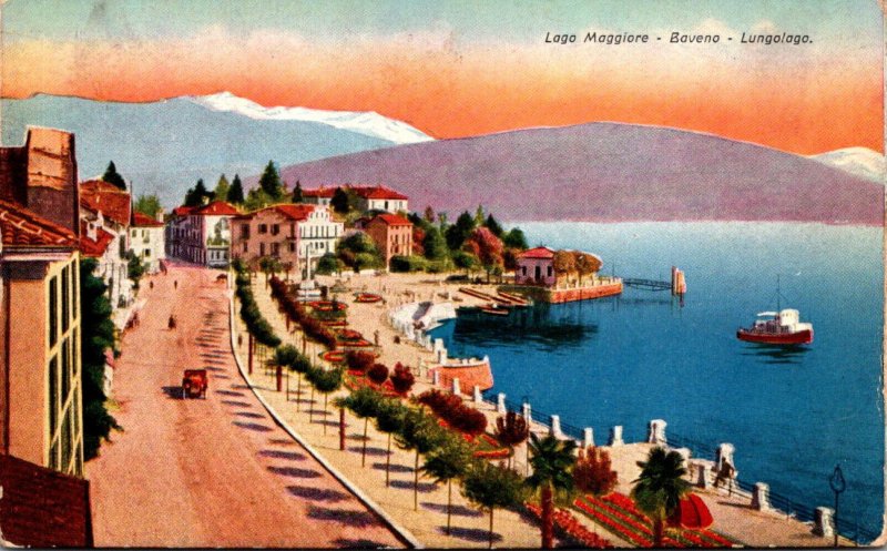 Italy Lago Maggiore Bavenoo Lungolago