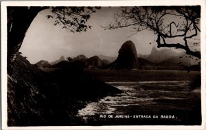 RPPC ENTRADA DA BARRA Rio de Janeiro Brazil Postcard JF2