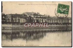 Old Postcard Epinal Roman House and the colonnade (library library)