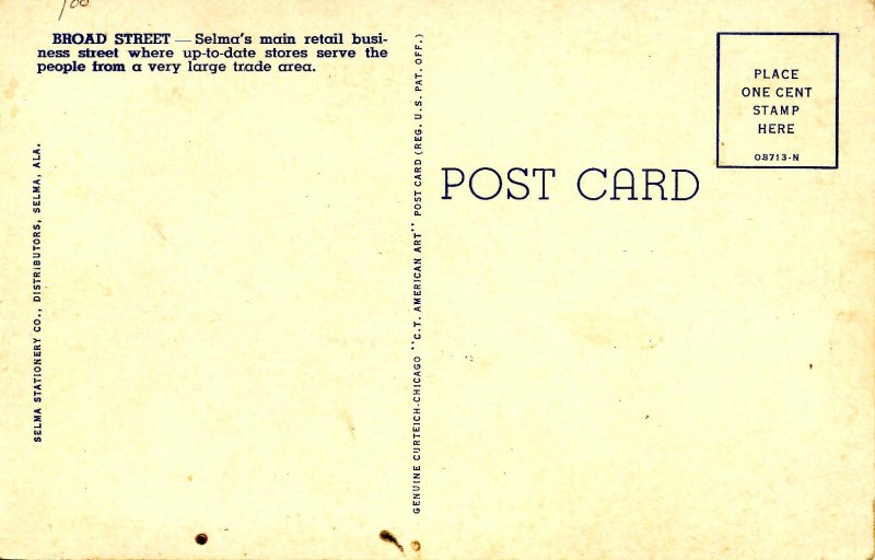 AL - Selma. Broad Street looking north