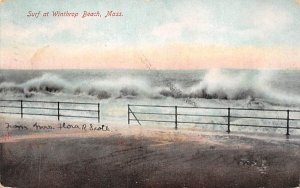 Surf at Winthrop Beach in Winthrop Beach, Massachusetts