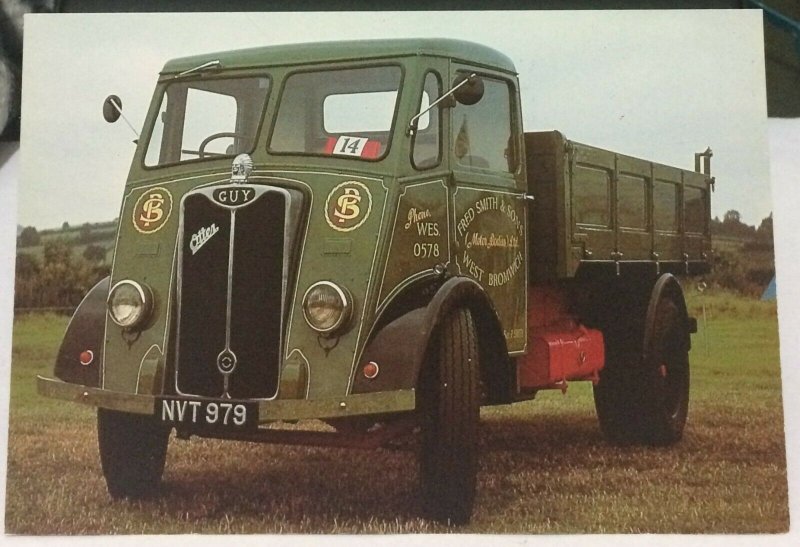 Postcard Transport 1949 Guy Otter Dropside Lorry - unposted