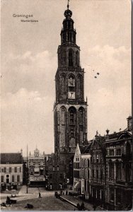 Netherlands Groningen Martinitoren Vintage Postcard 09.78