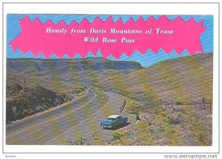 Howdy From The Wild Rose Pass, Texas, 40-60s